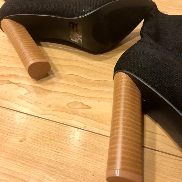 Calve high boots with wood heel - Picture 3 of 3